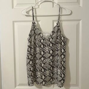 Snake Print Tank Top